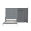 Grand lit escamotable mural avec placard-118007860