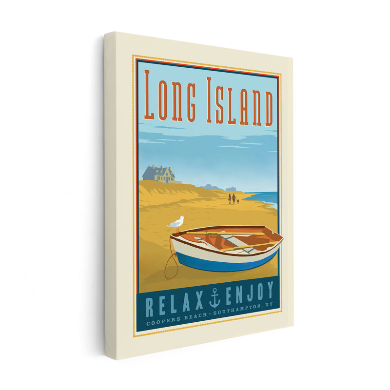 Long Island, Sans cadre, Canevas, H 18 po x l 24 po