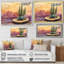 Cactus du désert sur un plateau en bois I - Cactus Wall Art-452263514-452263505-452263507