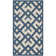 Arneshia Geometric Navy/Beige Indoor/Outdoor Area Rug