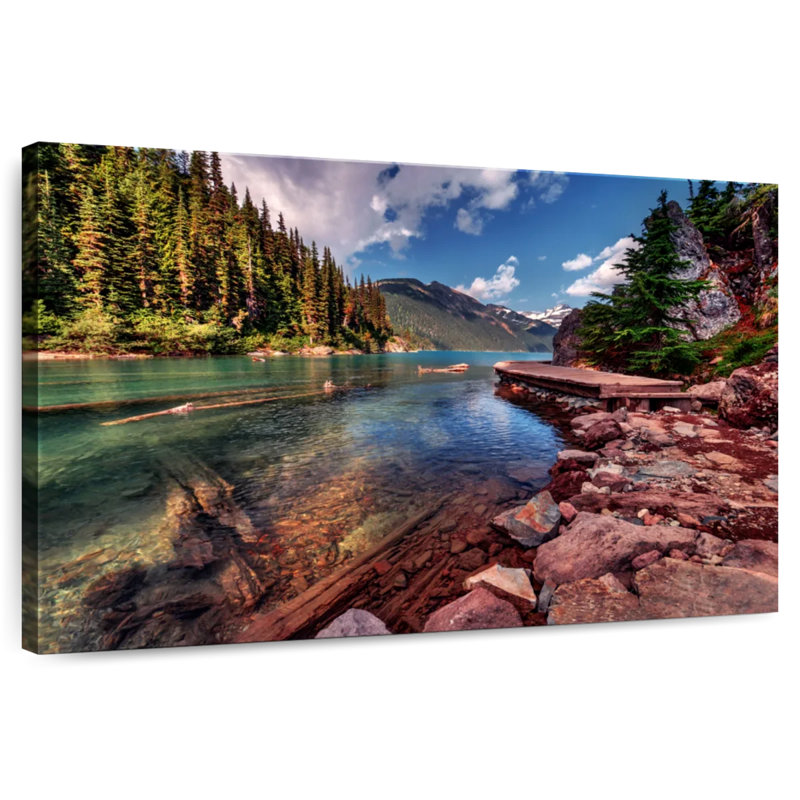 Paysage du lac Alvord, H 32 po x l 48 po