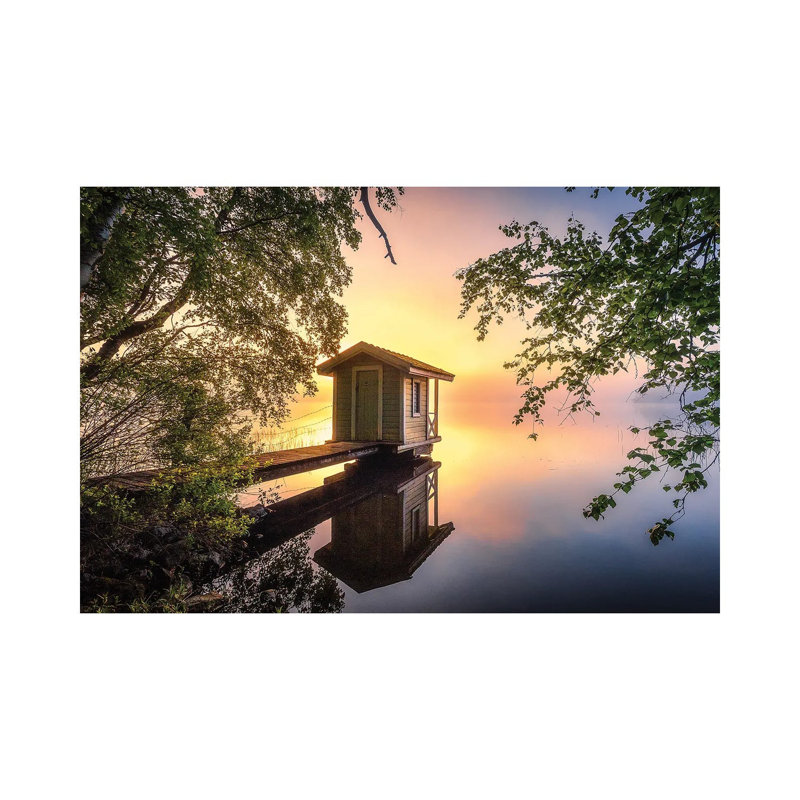 Katumajärvi Morning by Lauri Lohi - Wrapped Canvas Print, 20.32 cm H x 30.48 cm W