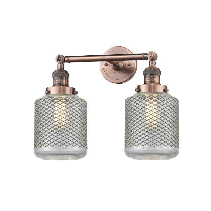 Iyana 2 - Light Dimmable Vanity Light, 6 Watt Vinage LED Bulb, Antique Copper