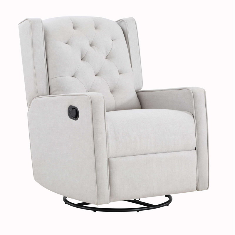 Bryton Swivel Recliner Glider, Gray