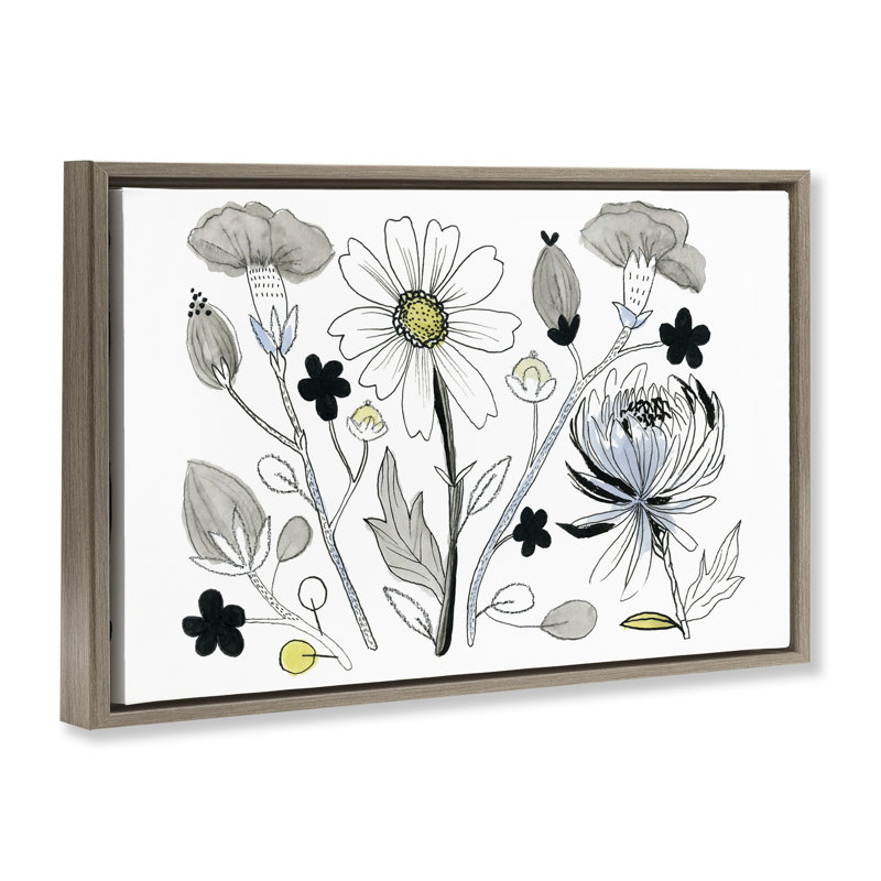 Cadre flottant simple à brins naturels dessinés par Ashley Davis, Cadre flottant orme Montalcino, H 17 po x l 25 po