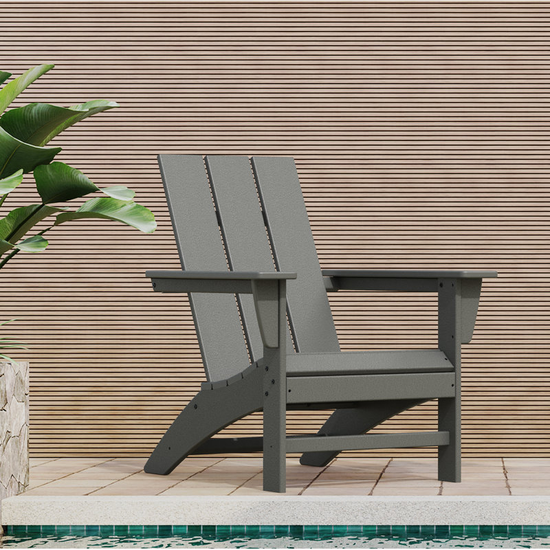 Chaise Adirondack POLYWOOD, Gris ardoise