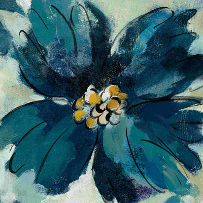Inky Floral II by Silvia Vassileva - Wrapped Canvas Painting