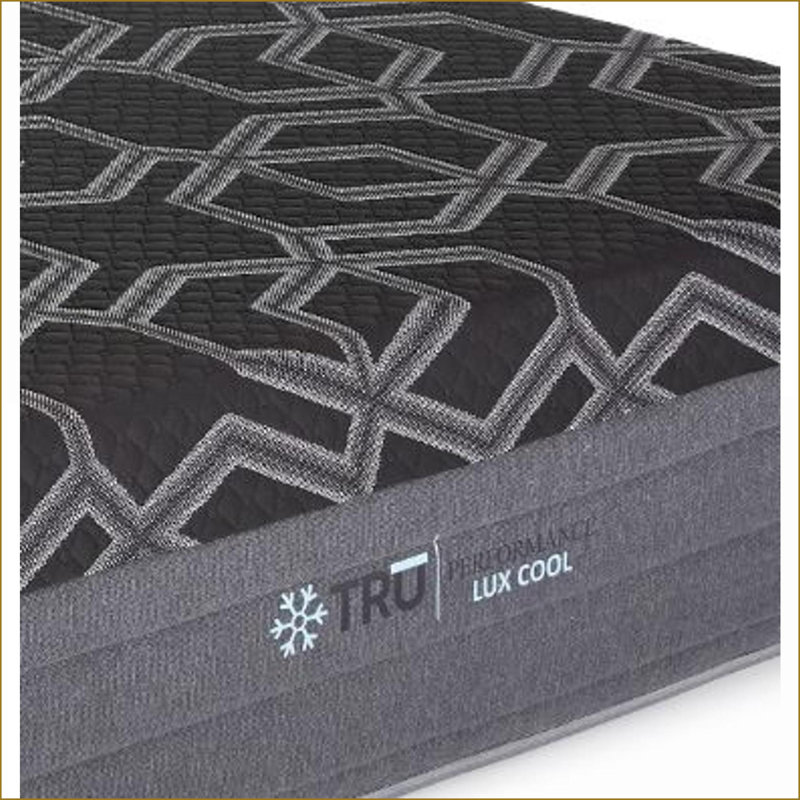Mattresses, King 14\" Smooth Top Hybrid Ultra Plush with Ice Cover Cooling | Foam+Spring | Black