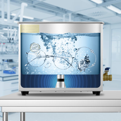 Nettoyeur à ultrasons commercial 6L Nettoyeur à ultrasons professionnel 40kHz avec minuterie numérique et chauffage