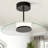 Tinslie Glass LED Semi Flush Mount