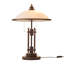 Lampe de table avec abat-jour en verre givré-820557344