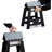 Aledward Black/Gray Foldable Step Stool