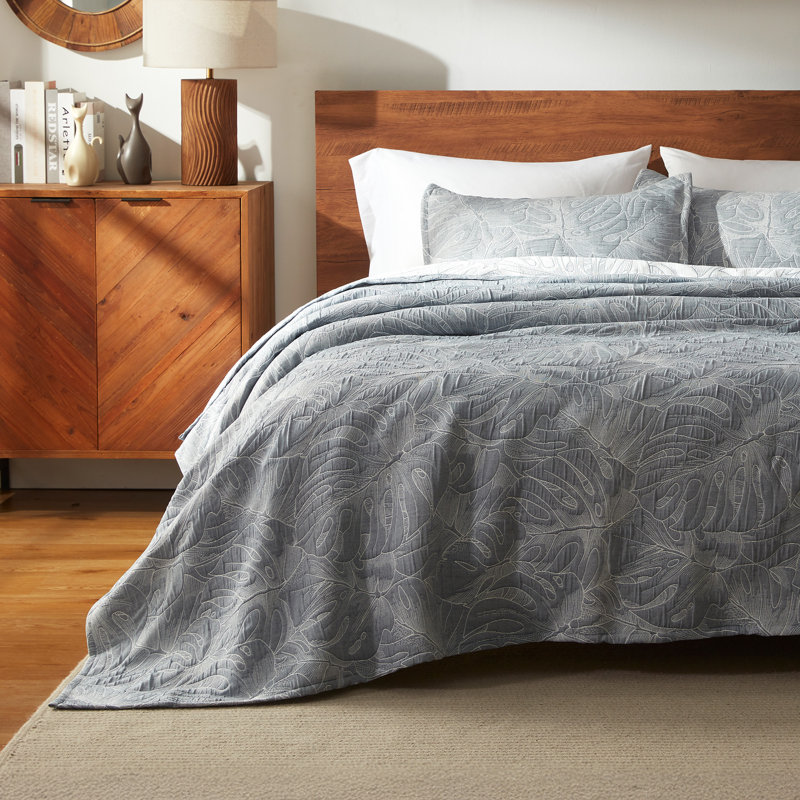 Courtepointe Sleep Zone Floral, Patchwork rétro, Courtepointe pour lit simple / simple TG + 1 taie 