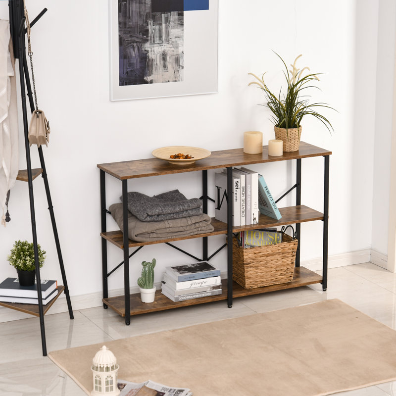 Goodin 120cm W Manufactured Wood Shelving Unit