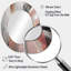 «Pink Rosegold Circle Complexity I», miroir décoratif ovale abstrait sur métal-914943213