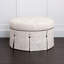 Dominique Round Ottoman