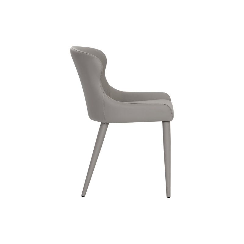 Dashrath Upholstered Dining Chair, Gray