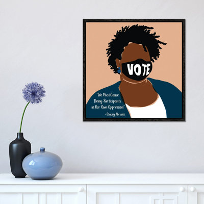 Stacey Abrams - Print on Canvas
