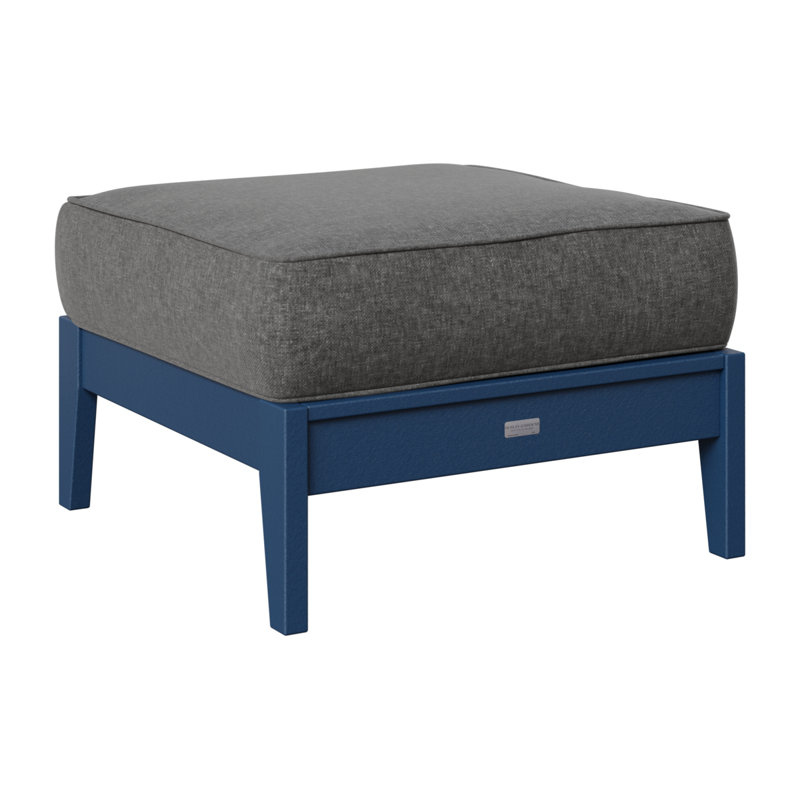 Repose-pieds Mayhew et coussins, Brightside Dark Navy, Navy Blue