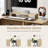 Daymen 55Inch Lift Top L Shaped Desk with Power Outlet, Fluted Computer Desk with File Drawer and shelf , Home Office Desk with Monitor Stand and Cable Management-1083508209