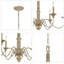 Lustre en bois 6 lumières