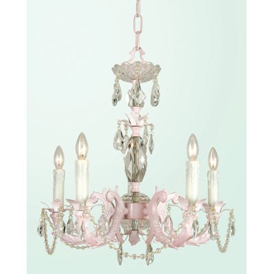 SU série 5-lumière bougie-Style Chandelier