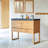 Edgar Solid Teak and Ceramic Double Vanity-114422554-114422556