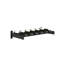 Support à vin industriel en liège noir mat 6 bouteilles Abbie-Marie - H 5 po x l 27,75 po-1972420269-1972420263