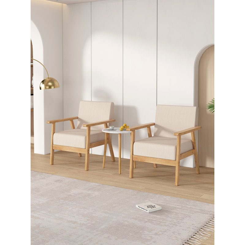 Mosser Upholstered Armchair, Beige
