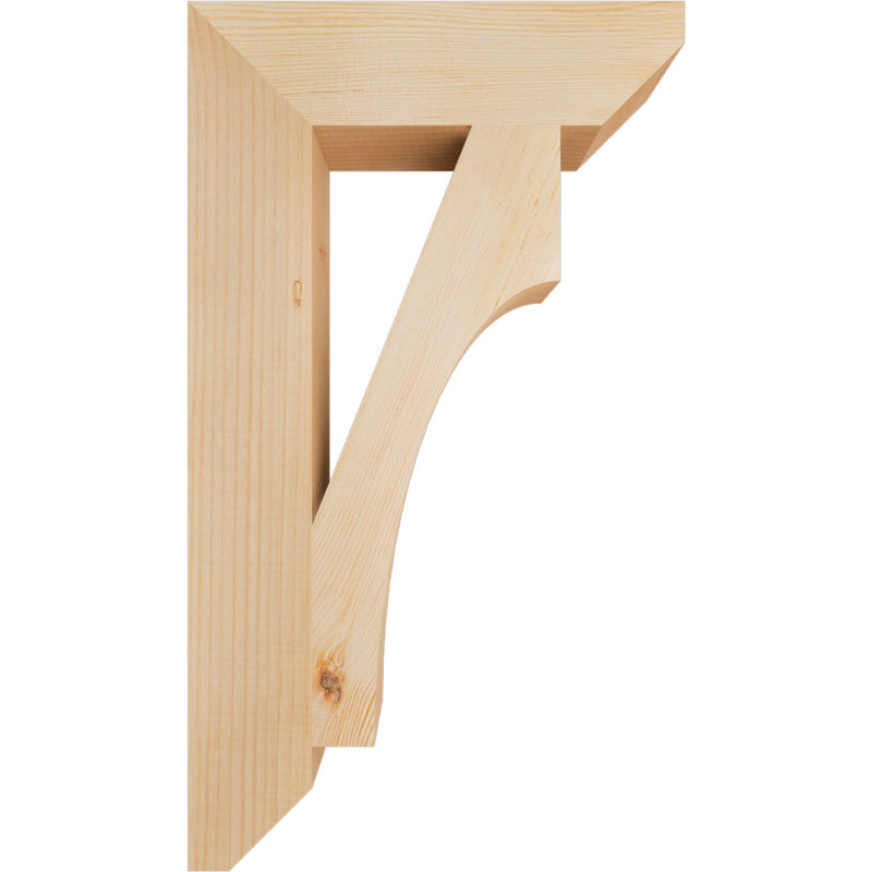 Support en bois Westlake, Sapin de Douglas, H 28 po x l 3,5 po x P 16 po