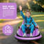 Voiture pour enfant 12 V avec rotation à 360 degrés, télécommande, 2 vitesses, musique et lumières DEL pour tout-petits de 4 à 8 ans-126537077