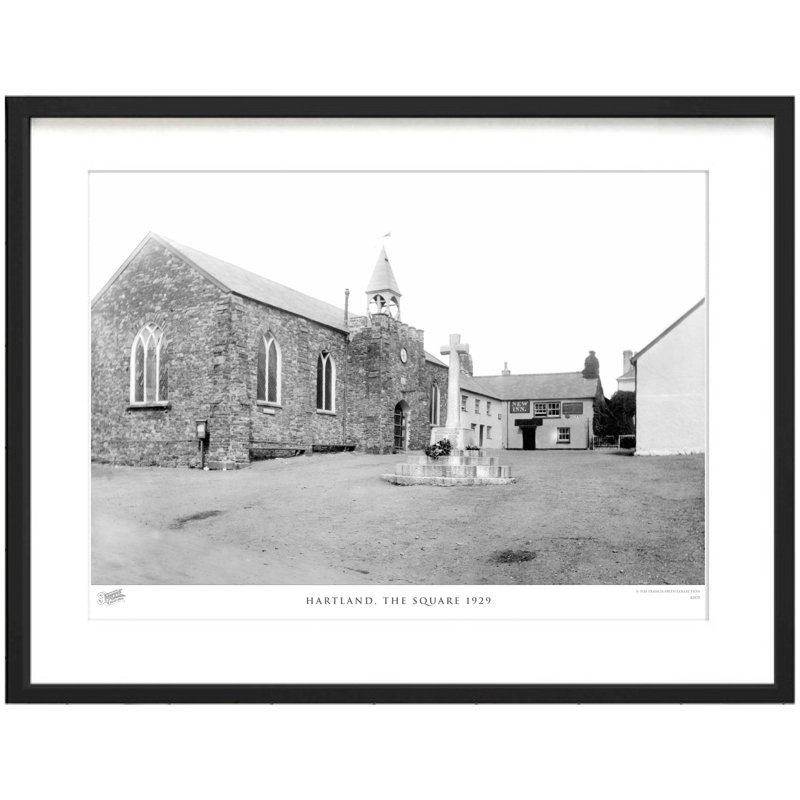 Hartland, The Square 1929 - Single Picture Frame Print, 40cm H x 50cm W x 2.3cm D