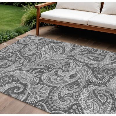 Tapis tissé à la machine HomeRoots