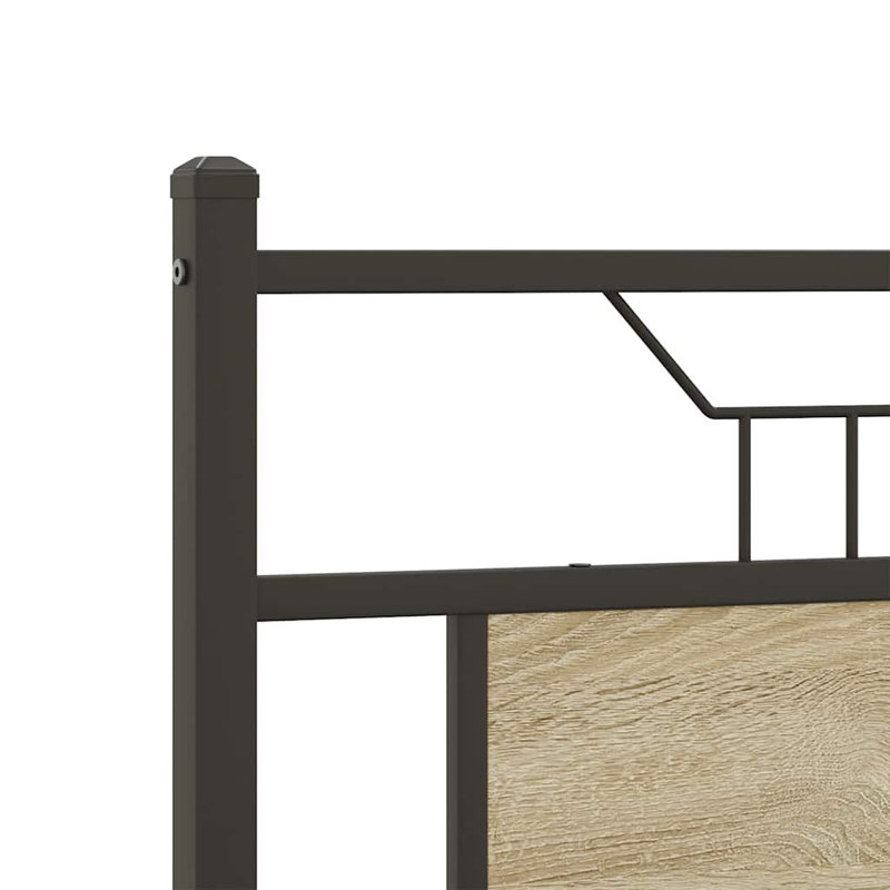 Bed, Sonoma Oak, 137 x 190cm