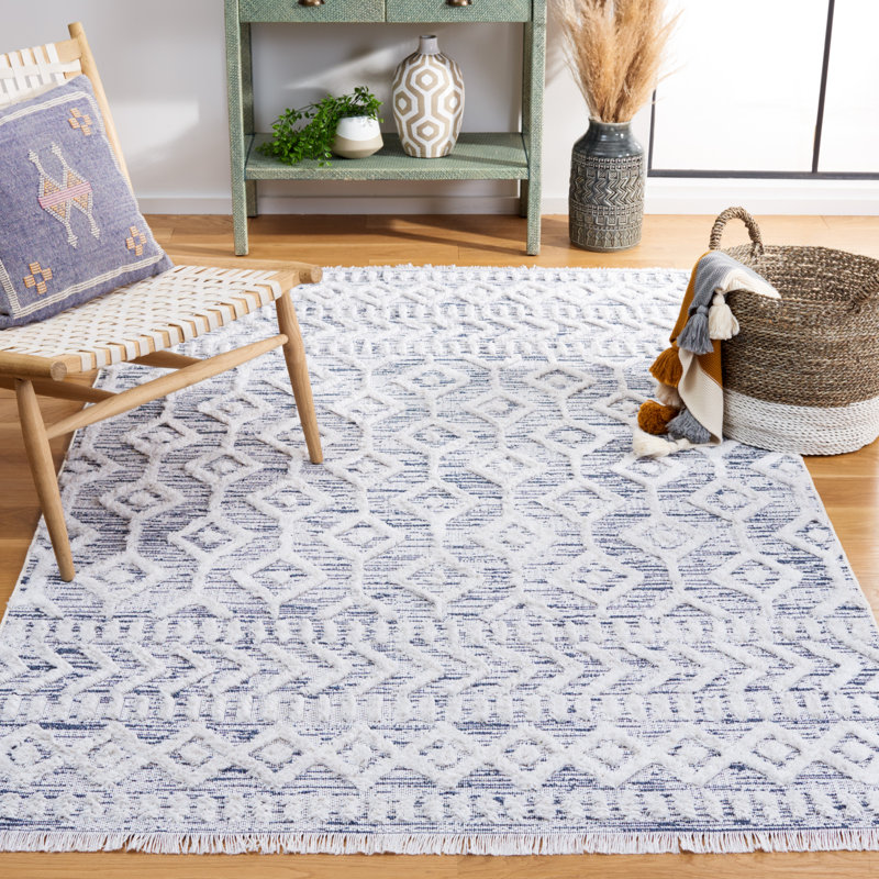 Tapis géométrique Buz Performance, Rectangle 5 pi x 7 pi 7 po