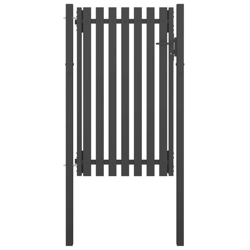 Parchure Anthracite Metal Gate, 200cm H x 99.06cm W