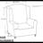 Polyester Box Cushion Wingback Slipcover-530272718