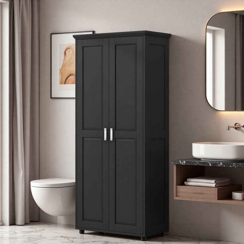 Bathroom Storage Cabinet With Adjustable Shelves