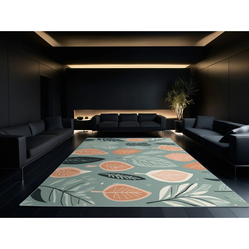 Golden Fern Rug, Round 4'