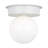 Milk Glass Shade Flush Mount-1327534418
