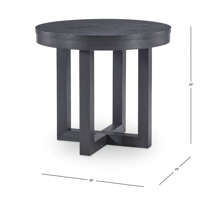 Appleton End Table, Charred Oak