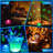 Floating Pool Lights, Pool Light With 6 Dynamic Lighting Effects, IP68 Waterproof Pool Lights That Float, Rechargeable RGB Upper And Lower Colour Changing Lights For Hot Tub, Patio 4 Pack