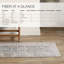 Machine Washable Jihane Oriental Machine Woven Polyester Area Rug in Gray/Tan-417031253