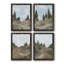 Ensemble de 4 reproductions d'art sur toile West-1203555926-1203555927