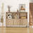 Guinna 6-Cube 3-Door Wood Bookcase-246873507