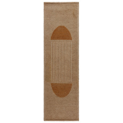 Anvit Rodeo Drive Hand Tufted Wool/Cotton Abstract Rug in Ivory/Beige