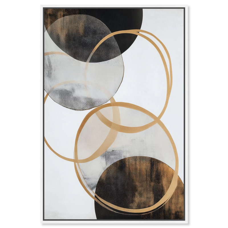 "Urban Orbits I", reproduction d'art sur toile par Art Remedy, H 24 po x l 16 po, Cadre blanc