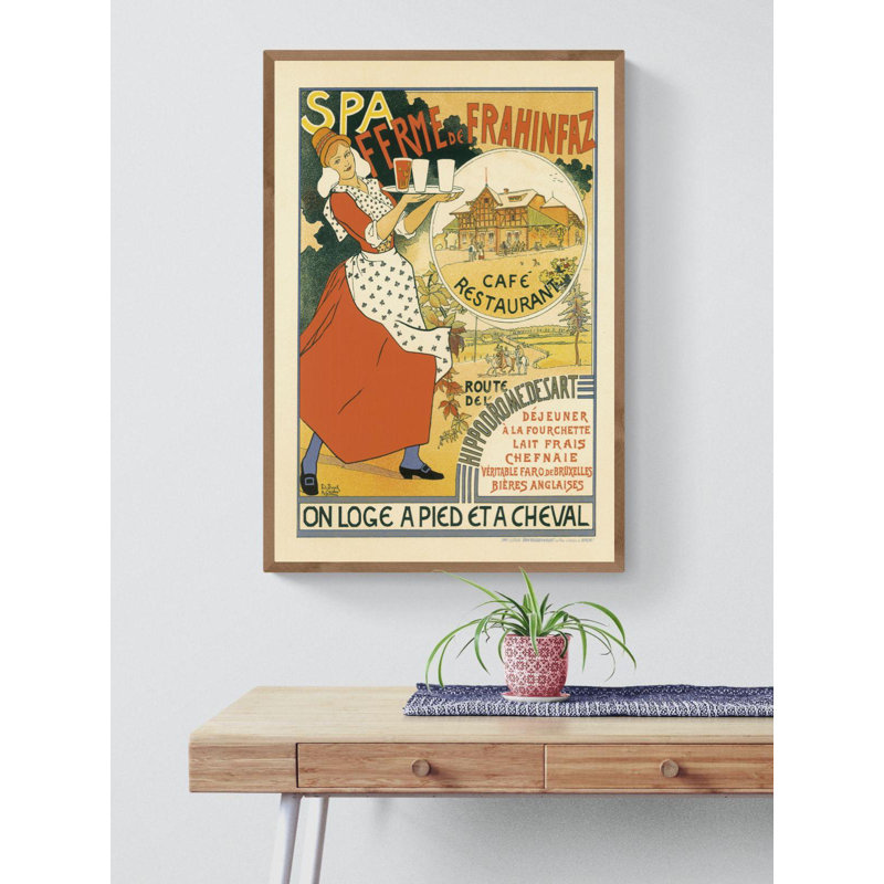 Café Ferme De Frahinfaz by Edward Duke, Adolphe Crespin - No Frame Art Prints, 30cm H x 21cm W x 1cm D