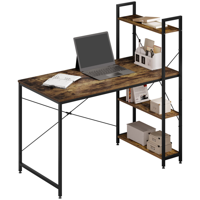Anderegg Writing Desk, Rustic Brown/Black