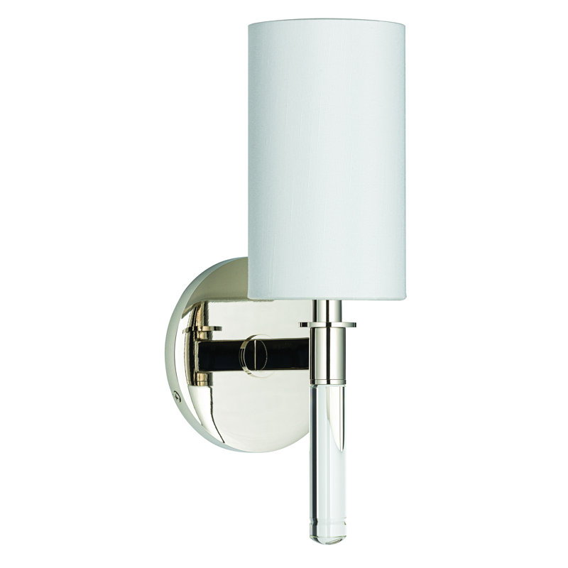 Wylie 1 - Light Flush Mounted Sconce, Polished Nickel